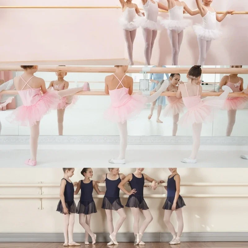 Schulkinder Mädchen Übergang Ballettstrumpfhose Ultraweiche, bequeme, blickdichte, umwandelbare Baby-Tanzstrumpfhose mit dem Loch – Detail 6