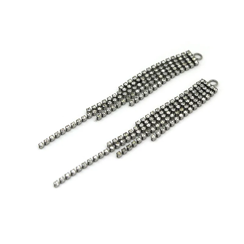 2Pcs Stainless Steel Chain Tassel Charm Pendant for Earrings Making DIY Earrings Necklace Jewelry Making Accessories Supplies