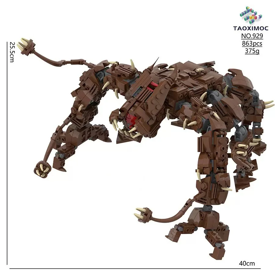 Monster Story MOC - Bloques de construcción abstractos, modelo Boss Mind Flayer/Shadow Monster, compatible con juguetes de ladrillos LEGO