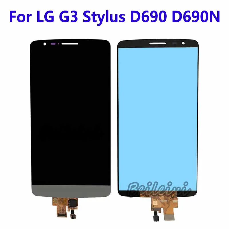 LCD Display Touch Screen Digitizer Assembly For LG G3 Stylus D690 D693 D690N D693n LCD Replacement Accessory