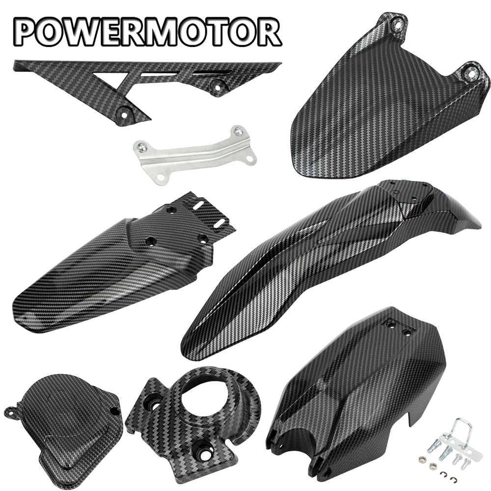Motorrad Vorne Hinten Kotflügel Batterie Abdeckung Kit für Talaria Sting X3 MX3 MX4 Zubehör Kotflügel Kunststoff Teile Motocross Enduro