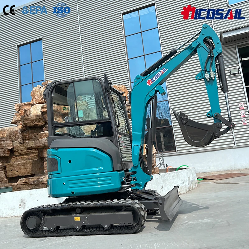 

Мини-экскаватор NICOSAIL OKW35E 3,5 тонны с гидравлическим приводом, нулевым выносом задней части, двигатель Kubota, для фермерских работ