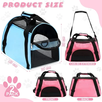 Foldable Mesh Pet Carrier Travel Bag 1