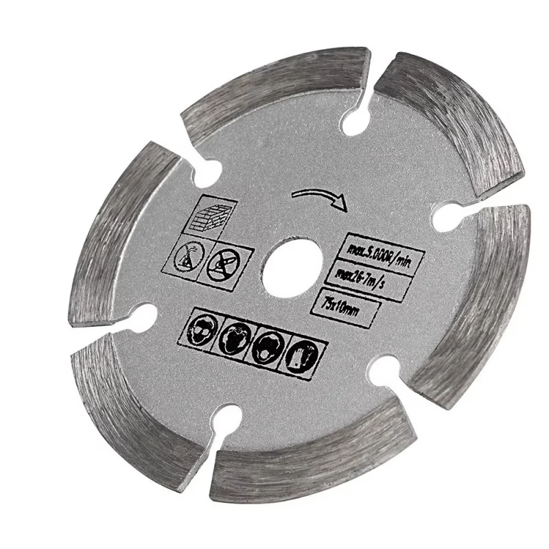 1Pcs 3 Inch/75mm Angle Grinder Saw Blade Diamond Mini Saw Blade Cutting Wheel for Cutting Tile Ceramic Concrete Marble