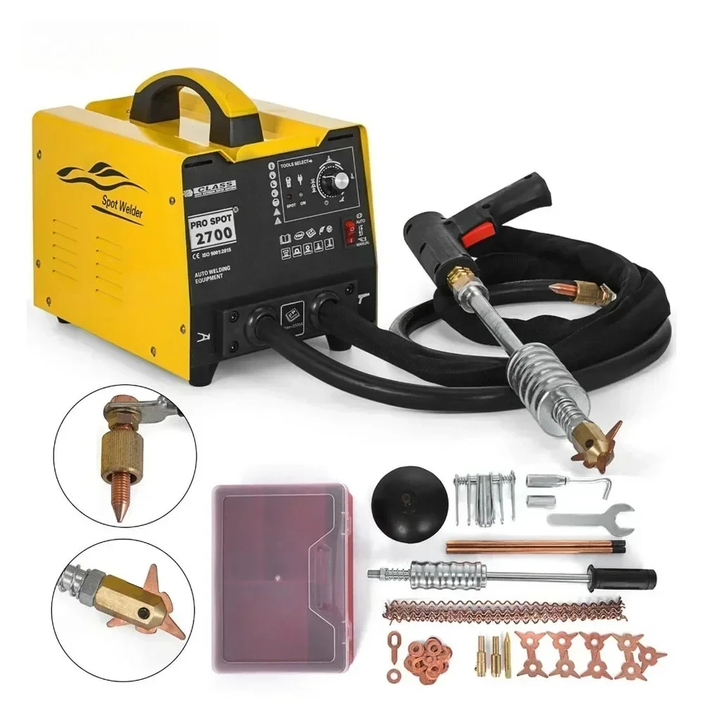 SIHAO 2700 3500A Point Welding Machine Dent Repair Machine Vehicle Panel Spot Puller Dent Spotter GYSpot Welder Dent Repair Kit