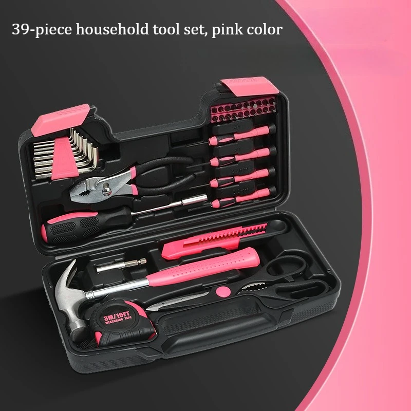 

39-piece set of combination tools - household manual repair toolbox - pliers - household hardware tools