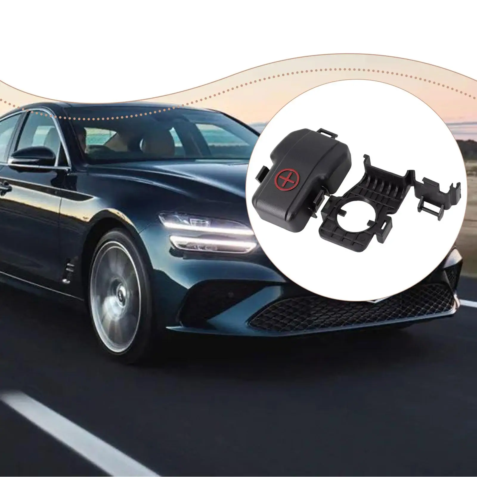 

Battery Terminal Cover Top Post Positive Battery Cover 919712B370 Compatible for Elantra High Parts