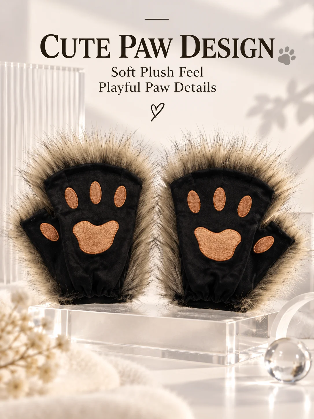 Kit Chat en Peluche – Masque, Gants et Queue – photo 5