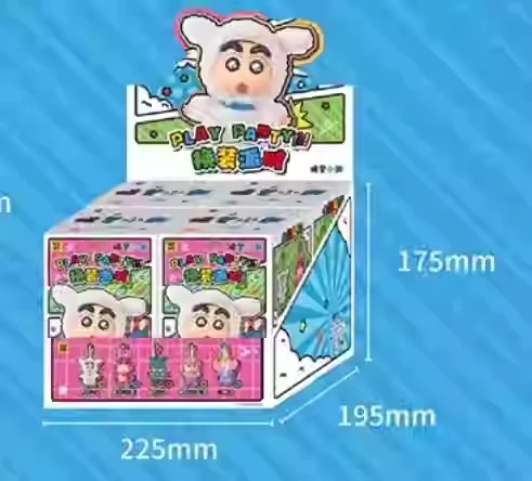 2025 – Crayon Shin-Chan Blind Box Kostüm Party Serie Vinyl Puppe Anime Action Figure Mystery Box Sammlung Modell Spielzeug Geschenk
