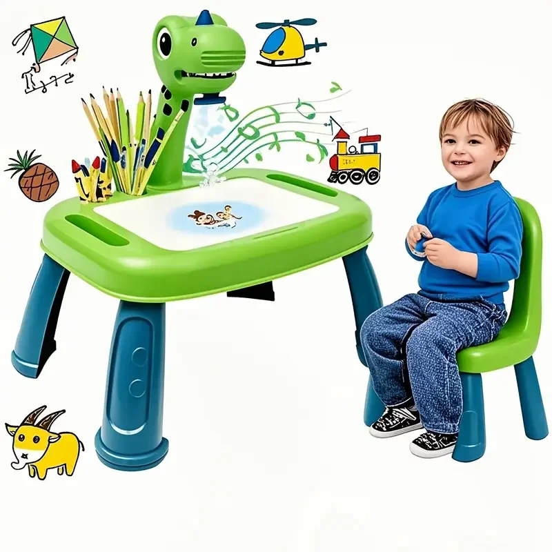 

A popular unicorn projection music drawing board in the United States, suitable for children over 3 years old to learn drawing.