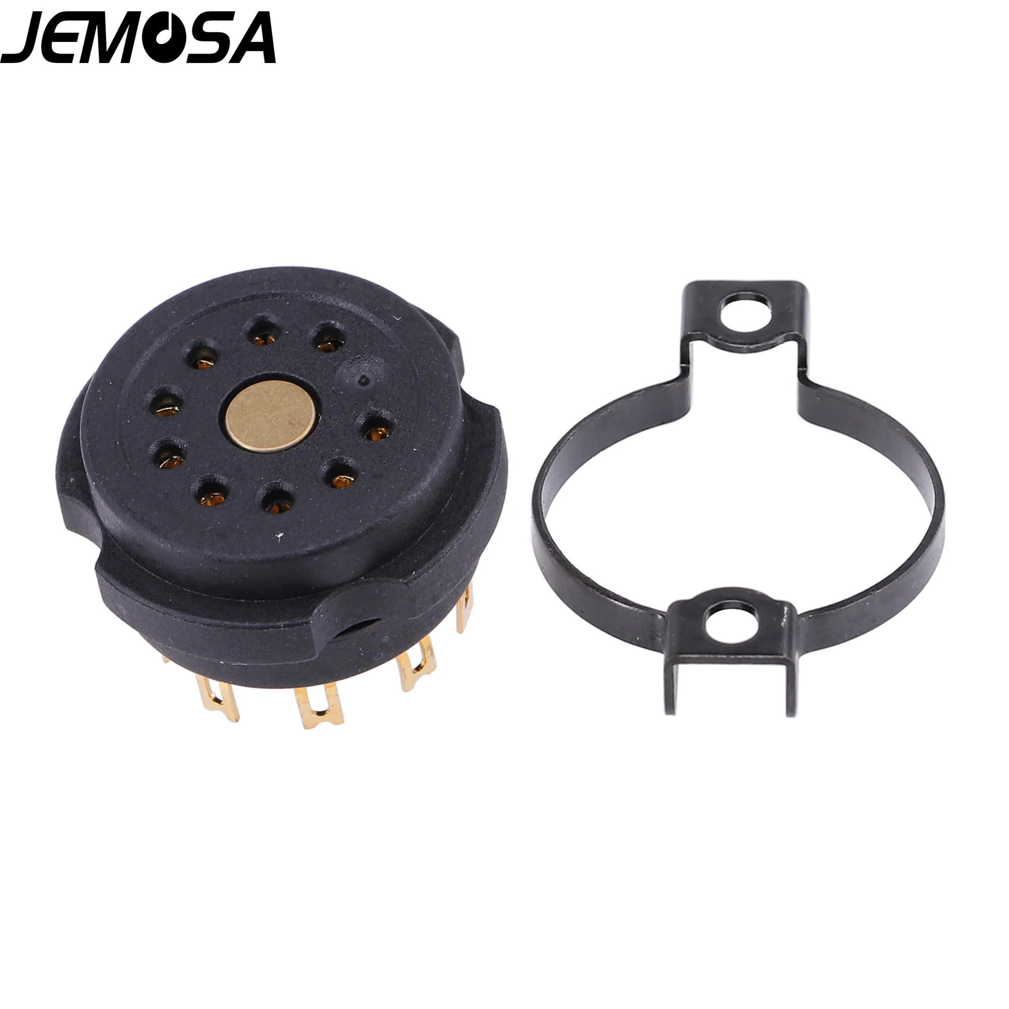 EIZZ-Base de tubo de poliimida de 2 piezas, 4 pines, 8 pines, 9 pines, para 2A3, 300B, KT88, 6SN7, 274B, 12AX7, ECC82, ECC83, amplificador de tubo de vacío