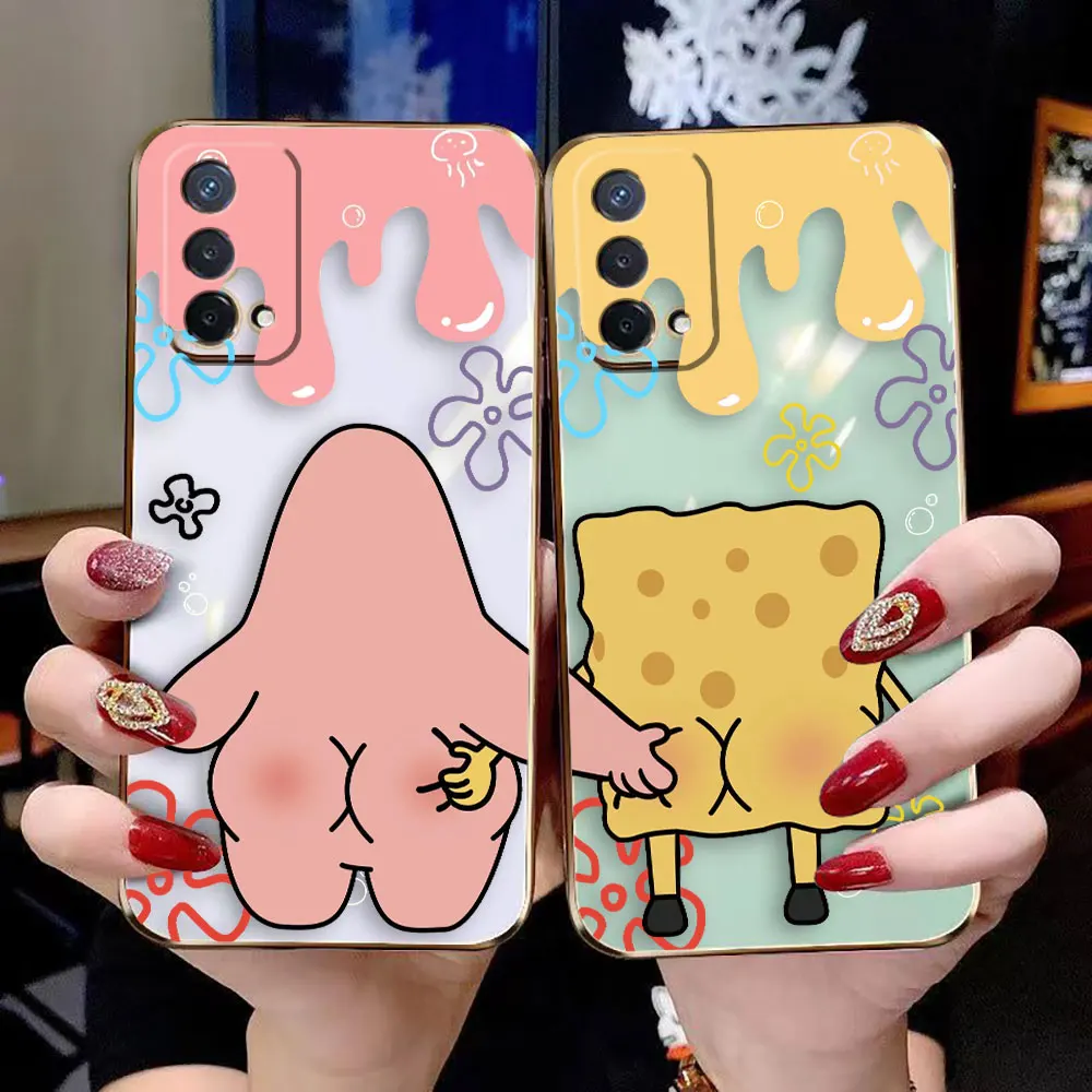 

Smooth E-TPU Phone Case OPPO A15 A16 A17 A78 A58 A53 A54 A57 A72 A73 A74 A91 A92 A94 A96 A98 4G 5G Case Cute S-SpongeBob Cartoon