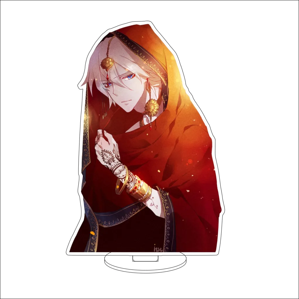 16CM Anime Fate stay night Unlimited Blade Works Cosplay Acrylic Stand Ornaments Tohsaka Rin Figure Stand Halloween Gifts