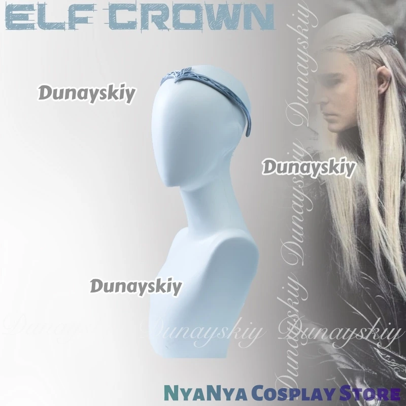 يستخدم تاج قزم الهالوين دعائم مسرح تكنولوجيا الطباعة ثلاثية الأبعاد باللون الرمادي الفضي فقرة بسيطة زي أنيمي كوسفريب فردي