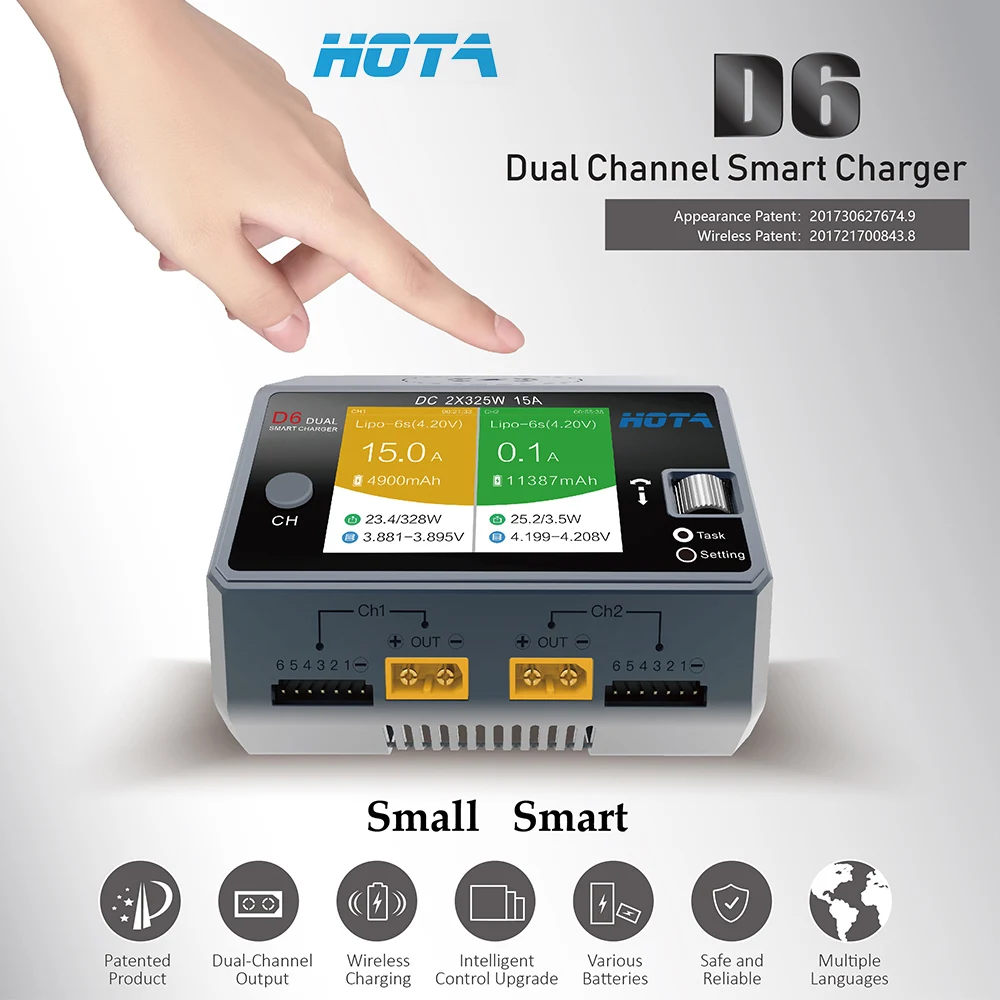 Hota D6 Dual Channe…