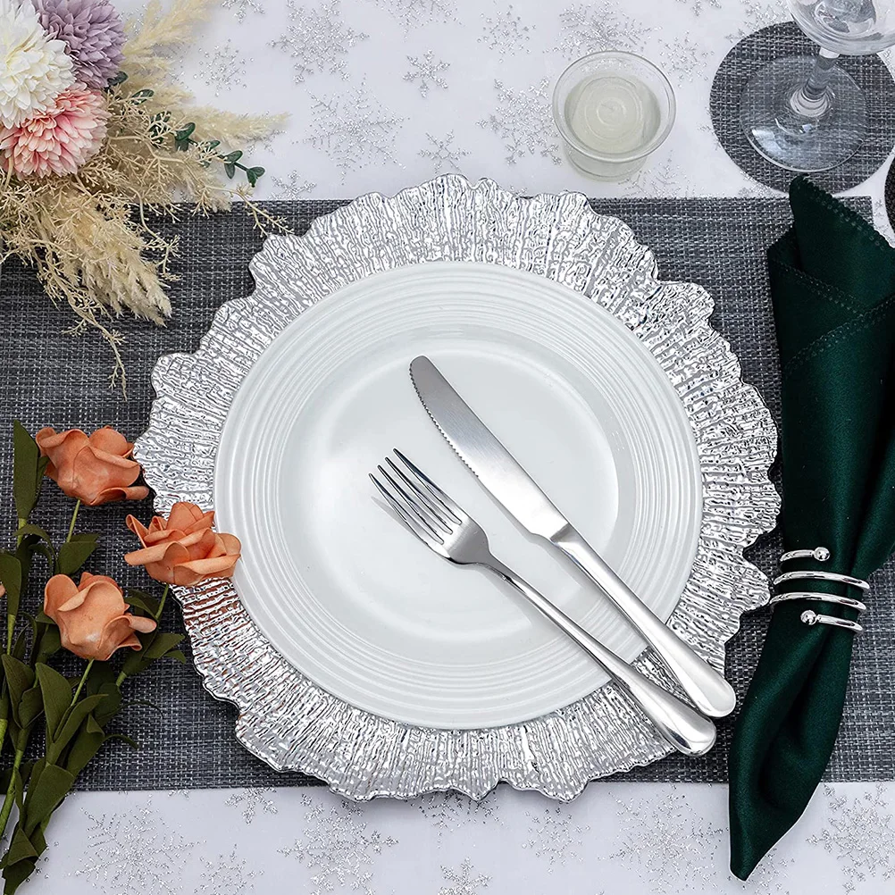 

Irregular Glass Plate Creative Snowflake Texture Fruit Dessert Serving Dish Easy Clean Home Restaurant Bar Decor