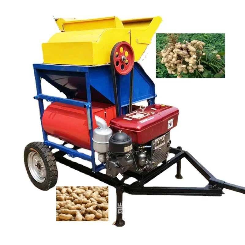 

Мини-машина для сбора арахиса с дизельным двигателем, подходит для тракторов, для уборки арахиса и других ореховых культур.