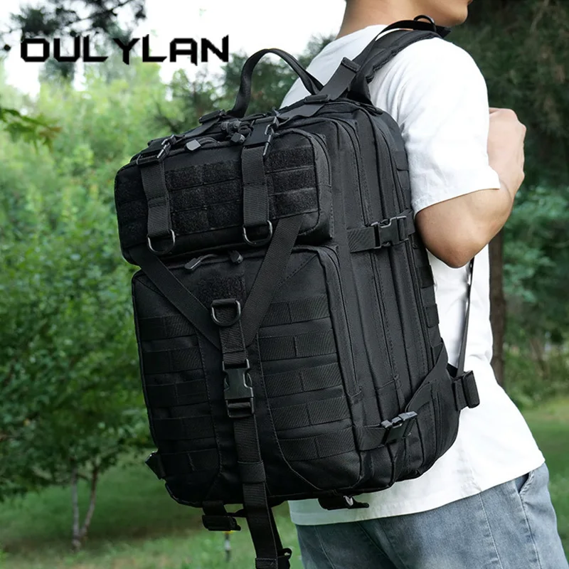

Oulylan 2025 Big Capacity Waterproof Rucksack Men Travel Sport Hiking Backpack Versatile Practical Durable Hunting Tactical Bags