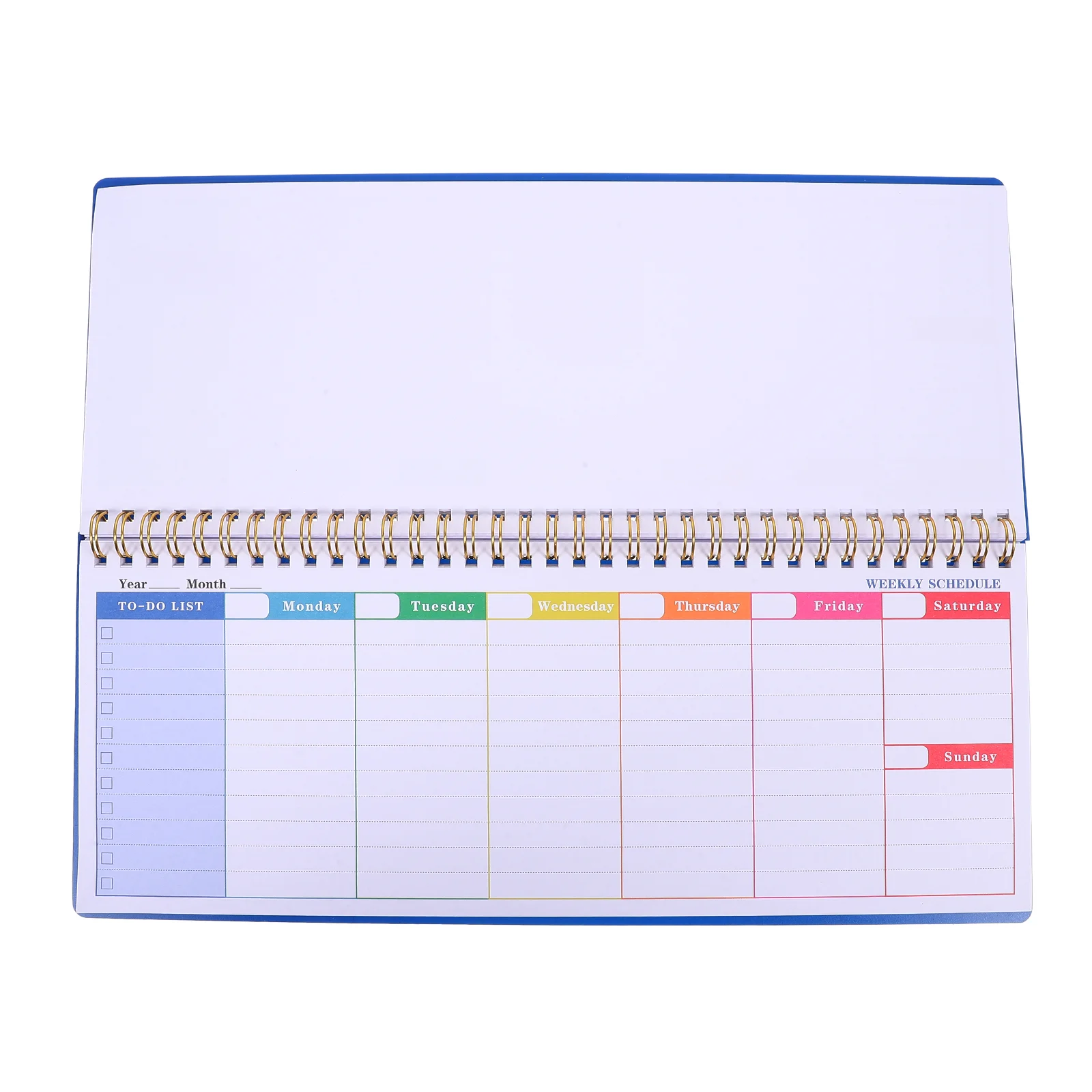Weekly Planner Daily with Hourly Schedule Desktop Assignment Notebook Notepad Work