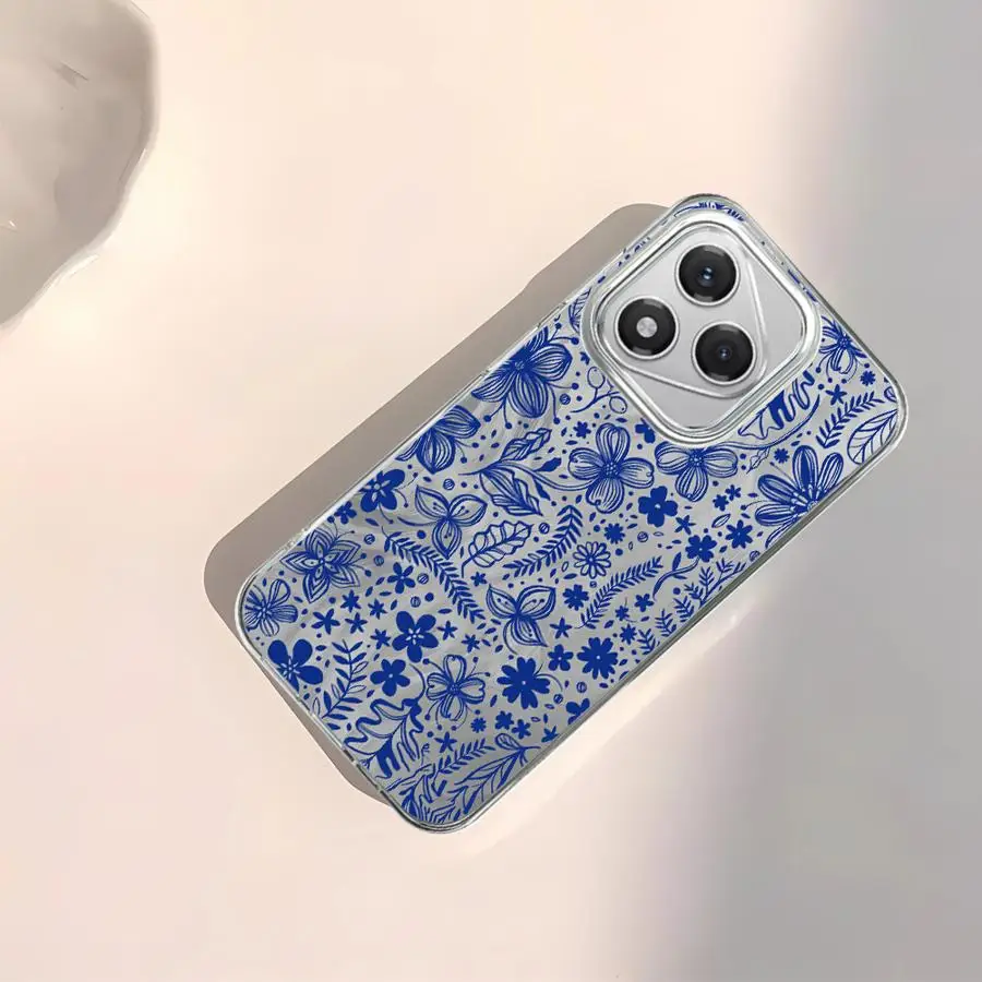 Чехол для Honor X8b X8c 400 Lite X7b X9a 200 Pro X9b X8a X9c, мягкий чехол, модный цветочный дизайн