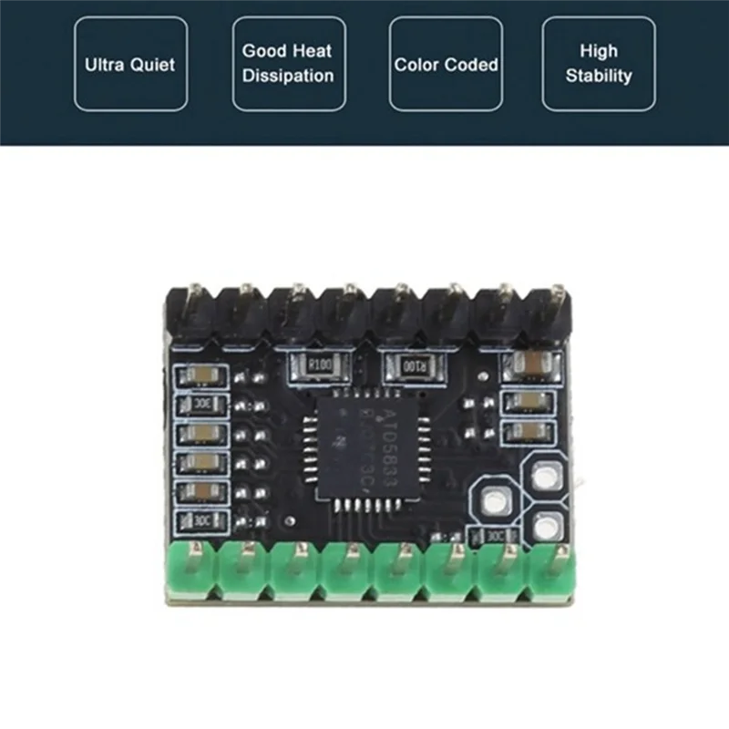 ABZW 4 قطعة سائق متدرج مع بالوعة الحرارة ل Genius Pro/SW-X2/Hornet طابعات ثلاثية الأبعاد اللوحة كتم محرك المباشر الطارد