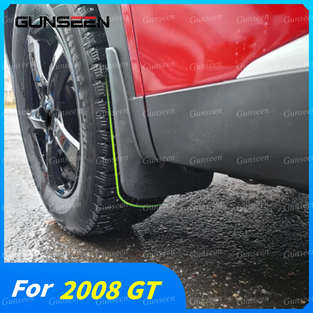 

For Peugeot 2008 GT 2020 2022 2021 Car Accessories Protector Front Rear Mud Flap Mudguards Scuff Plate Guard Splash Styling 4pcs