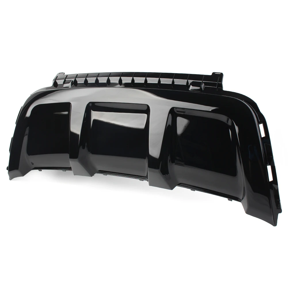 Car Gloss Black Rear Bumper Cover Trim Plate Board for Land Rover Range Rover Evoque 2010-2018 Dynamic Models Only