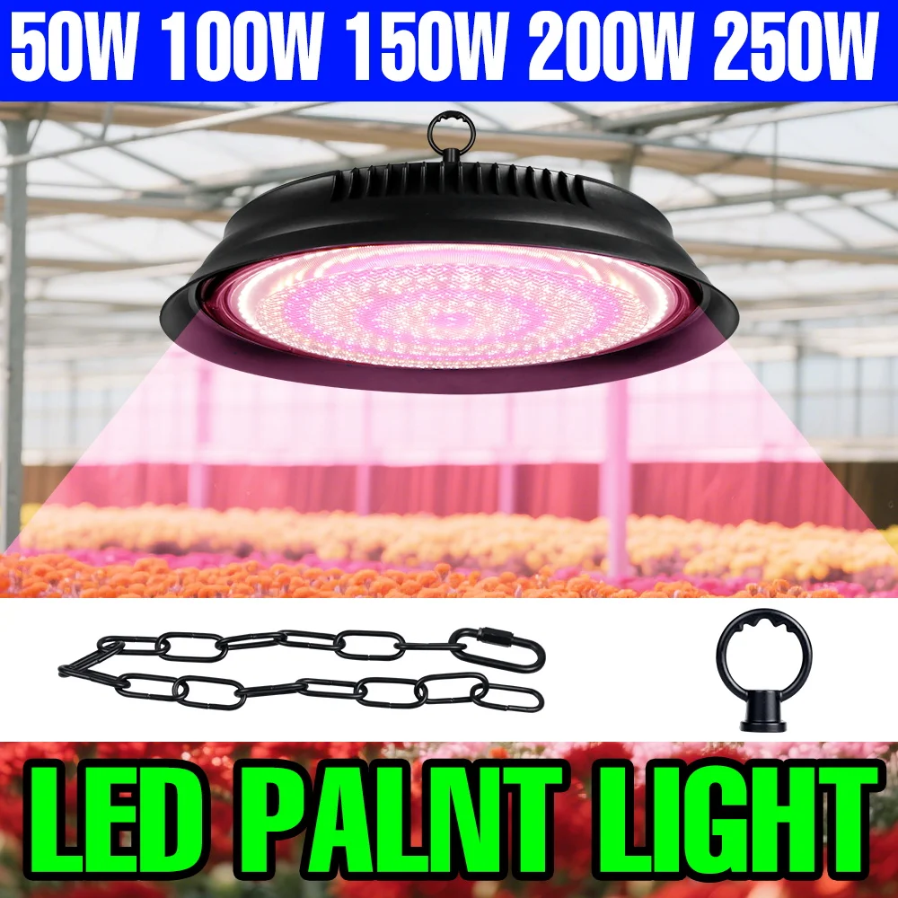 250W LED Plant Grow Light Full Spectrum Hydroponics Phytolamp Indoor Growth Tent Flower Green Vegetable Fill Lighting AC100-277V