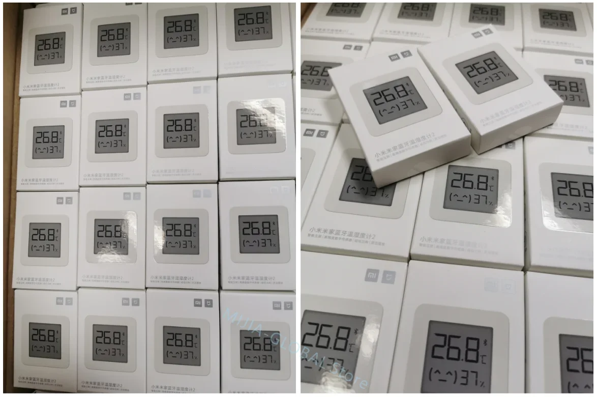 ترمومتر لاسلكي من شركة mijia-blueth ، مقياس رطوبة كهربائي رقمي ذكي ، يعمل مع تطبيق mijia