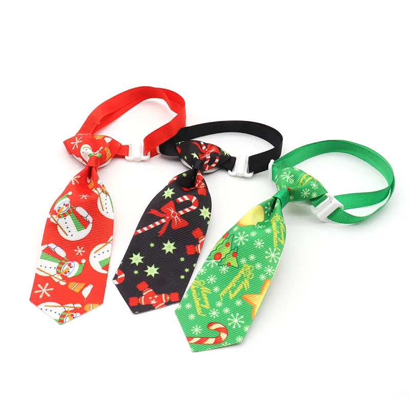 New Christmas Pet DogBow Tie Xmas Pattern StyleCute Pet Dog Bowties DogAccessories GroomingProducts for Small Dog