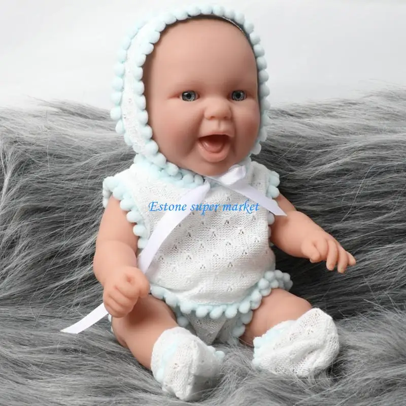 

090B 25cm/10in Newborn Baby Bed Sleeping Toy Girl Accessories Baby Room Decoration Eco-friendly Vinyl for Doll