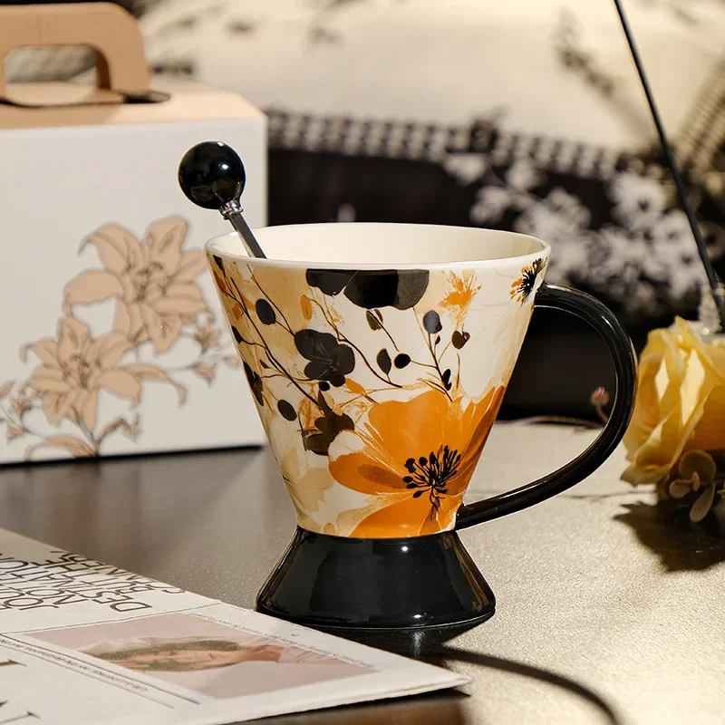 mug ceramic tall coffee cup premium water cup