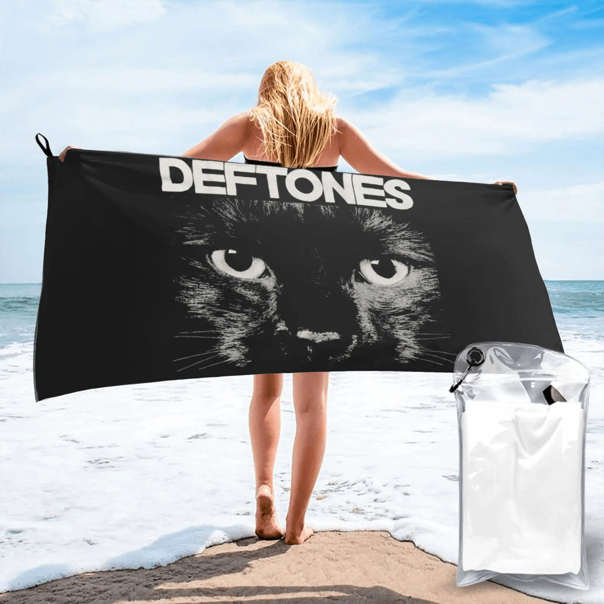 

Пляжное полотенце Deftones Music Metal Band Nes Legend Awesome Art, мягкое, из микрофибры, быстросохнущее, впитывающее, для йоги