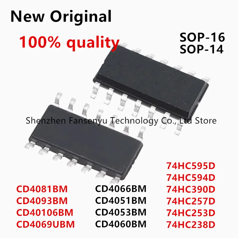 74HC595D 74HC594D 74HC390D 74HC257D 74HC253D 74HC238D CD4066BM CD4051BM CD4053BM CD4060BM CD4081BM CD4093BM CD40106BM CD4069UBM