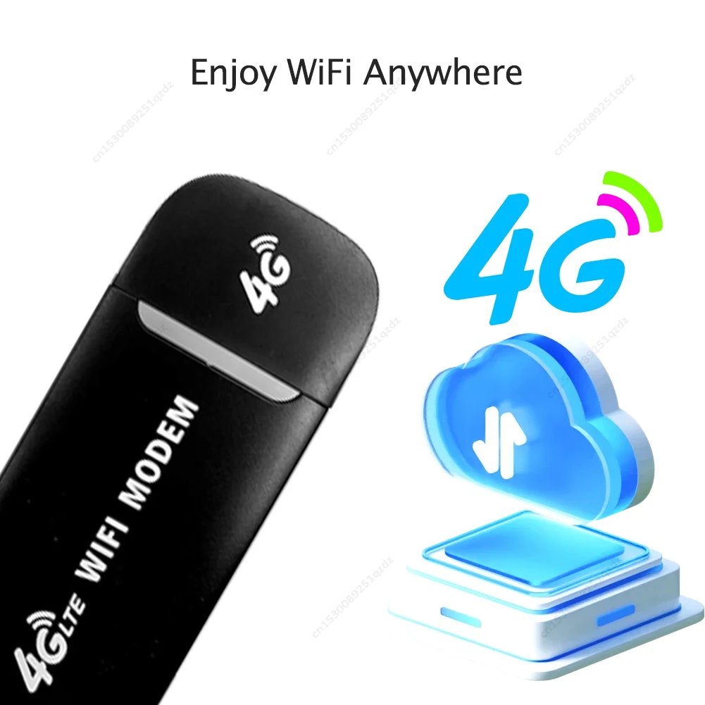 جهاز توجيه لاسلكي محمول LTE WiFi ، بطاقة SIM 4G ، مودم USB ، نقطة اتصال الجيب ، الدونجل ، النطاق العريض المحمول ، يدعم 10 مستخدمين كحد أقصى ، Mbps