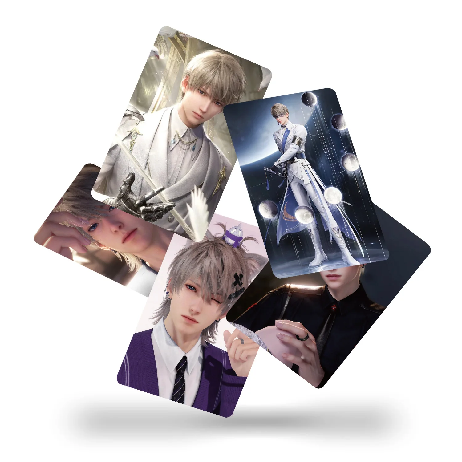 55 pezzi/set gioco Love And Deepspace Xavier Lomo Card personaggio personale laser foto card fan collezione regalo