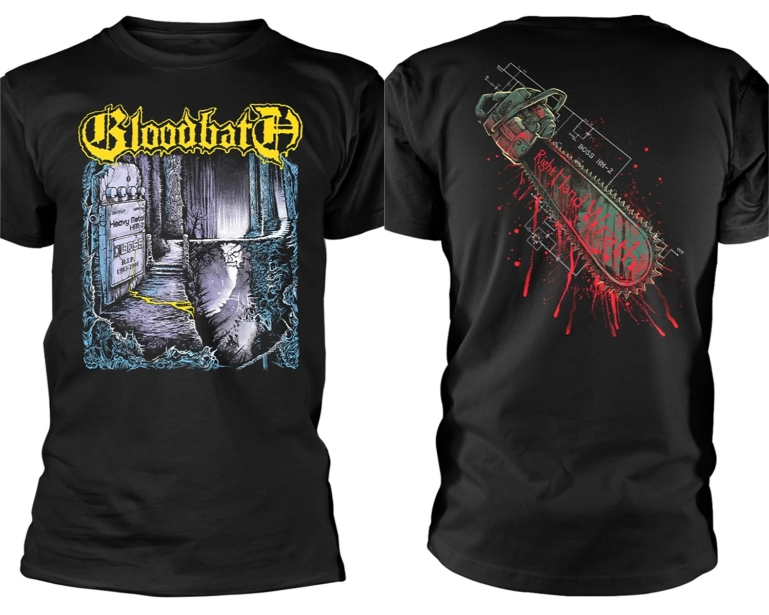 

Футболка Bloodbath Right Hand Wrath для мужчин и женщин, хлопковая брендовая футболка с короткими рукавами в стиле ретро, хип-хоп, рок-группа, топы, мужская летняя одежда