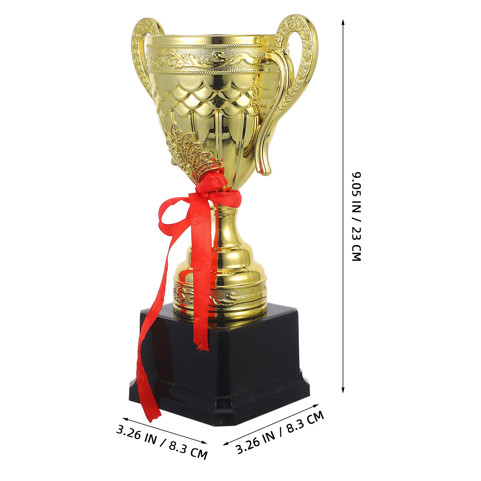 

Gold Award Trophy PP Material Lightweight Competition Prize Party Celebration Decorative Plastic Trophy