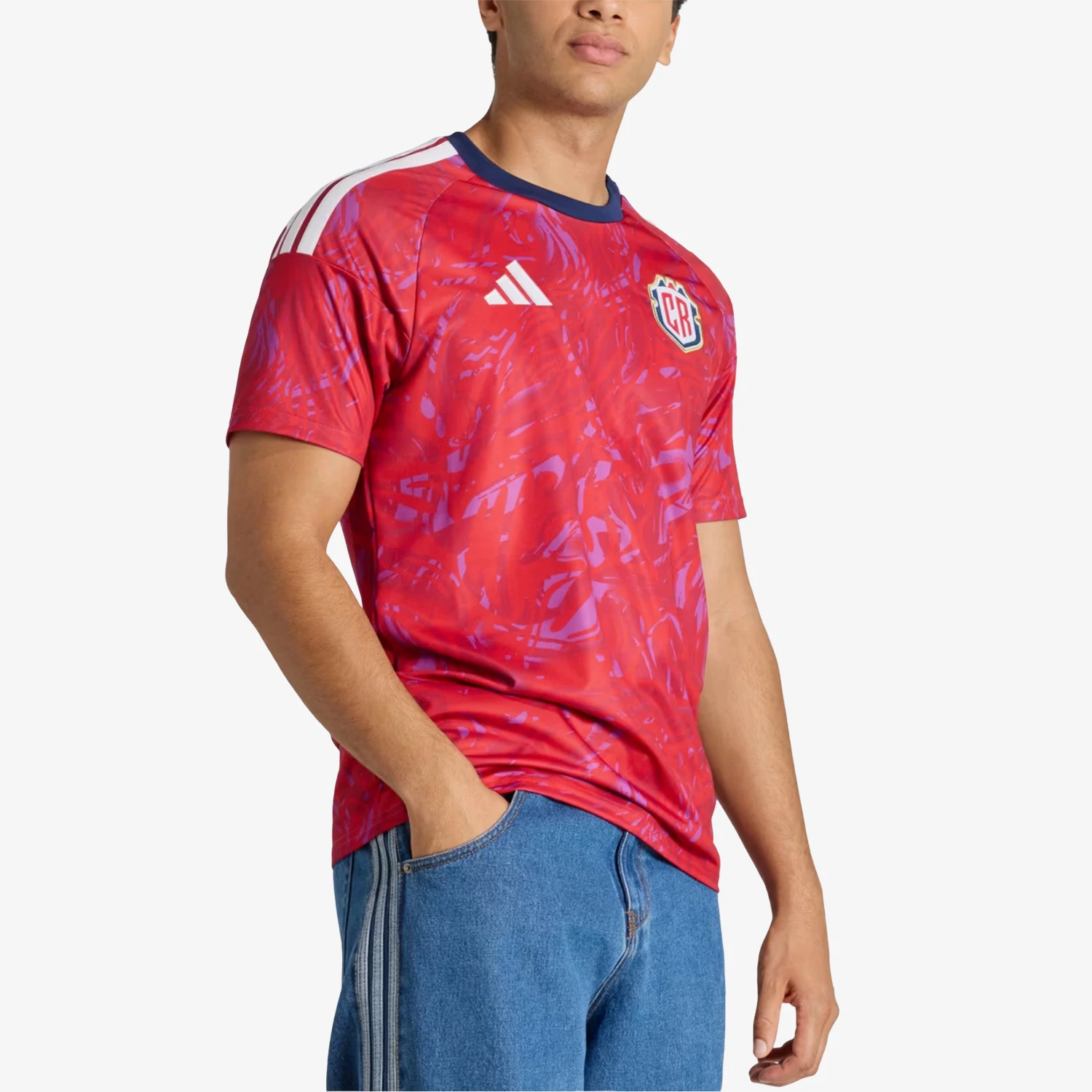 Adidas genuine Costa Rica home jersey men's football jersey short sleeved KA4039