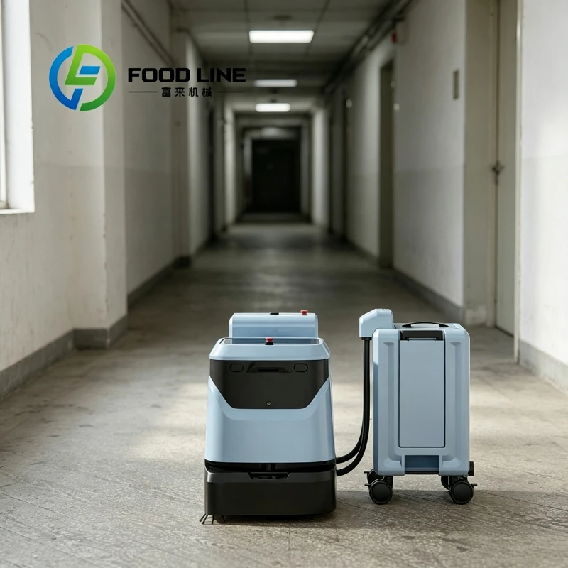 Industrial Sweeping Robot Machine Dry Wet Dual Function Mode Multi Surface Cleaning Office Building Daily Cleaning Bulk Supply