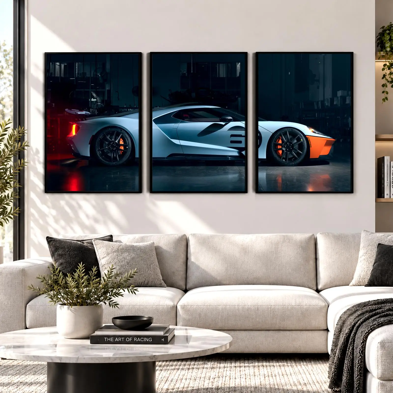GT Sports Coupe Painting Calligraphy Wall Art Canvas Poster Collection Prints for Bedroom Living Room Home Decoration Gift