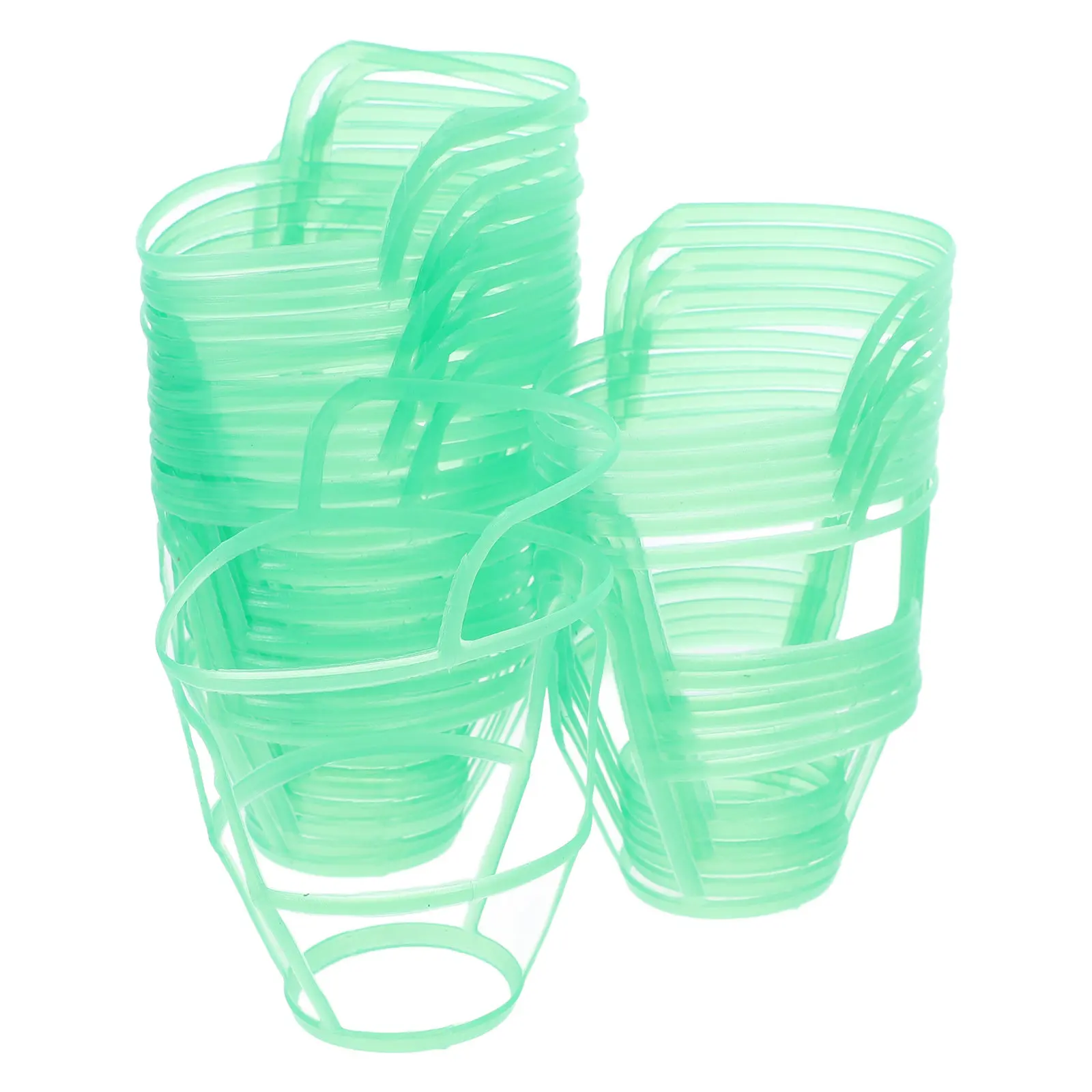 20Pcs Plastic Infusion Bottle Net Cover Saline Drip Bottle Hanging Holder Mesh Grid Design for Monitoring Fluid Flow Reusable