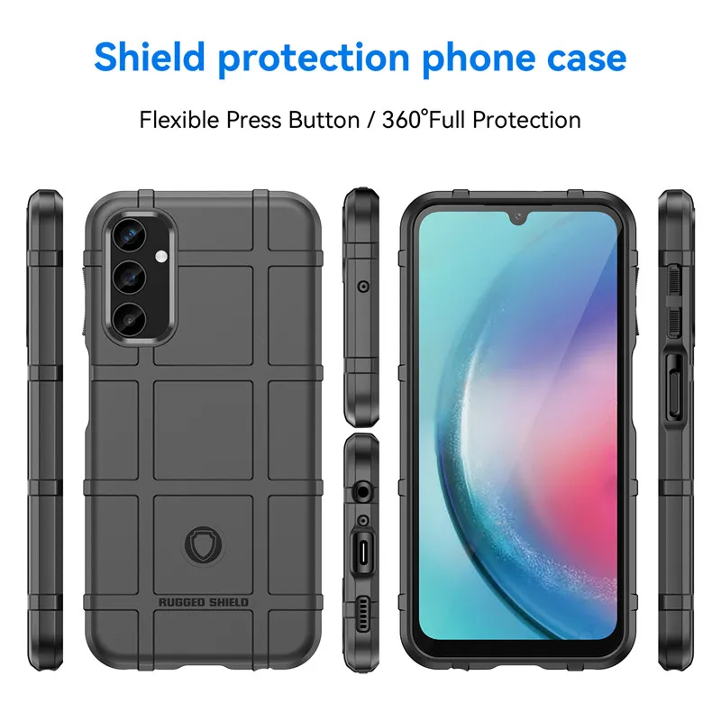 For Funda Samsung Galaxy A25 5G Case Samsung Galaxy A25 5G Cover Shockproof Rugged Shield Phone Back Cover Samsung Galaxy A25 5G