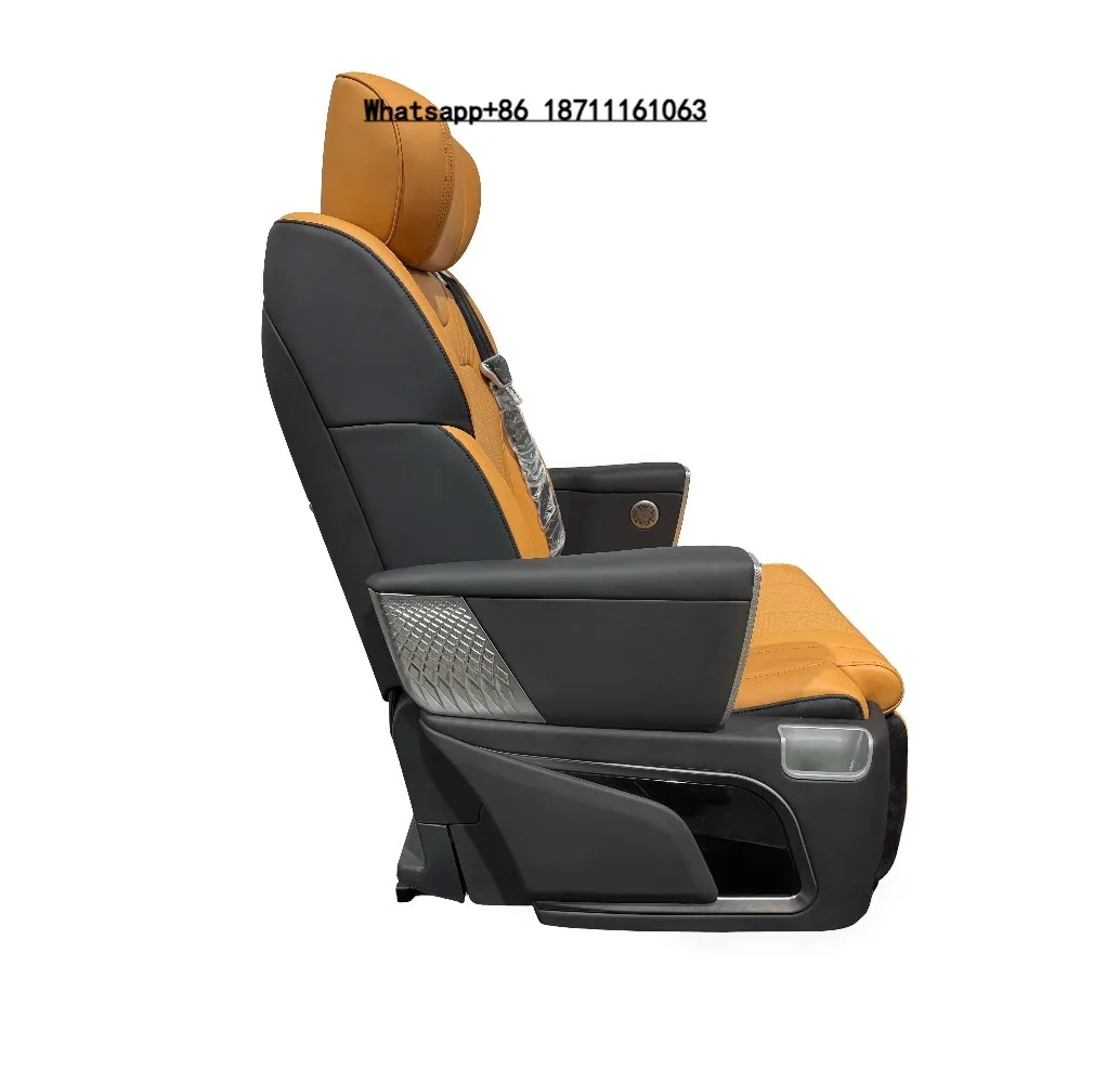 High End Automotive Power Reclining  Seat with Footrest and Electric Slide for  MPV Van Conversion
