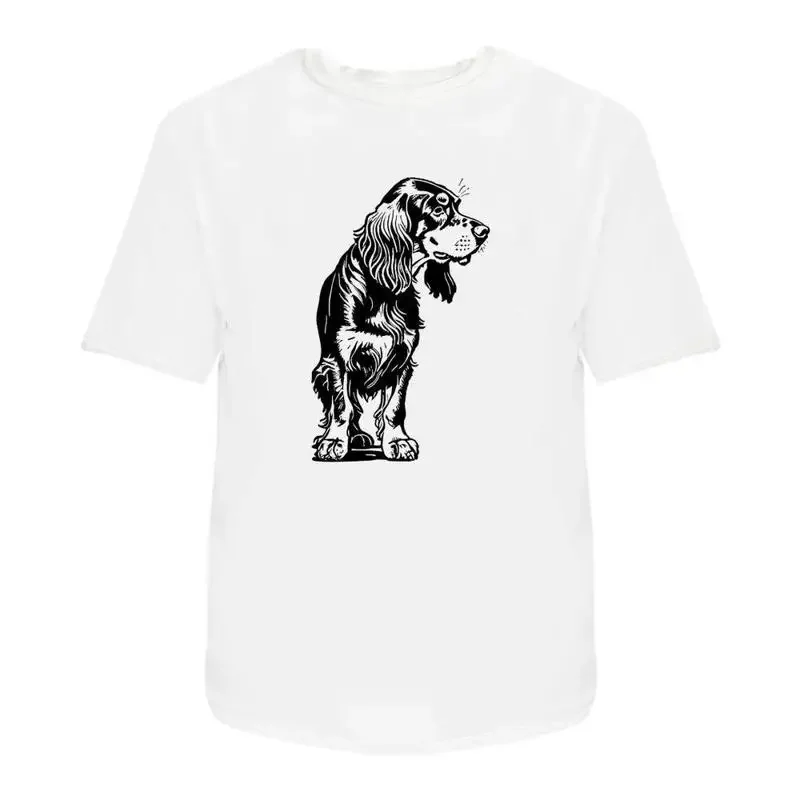 Gordon Setter Standing' Cotton T Shirt Ta046050