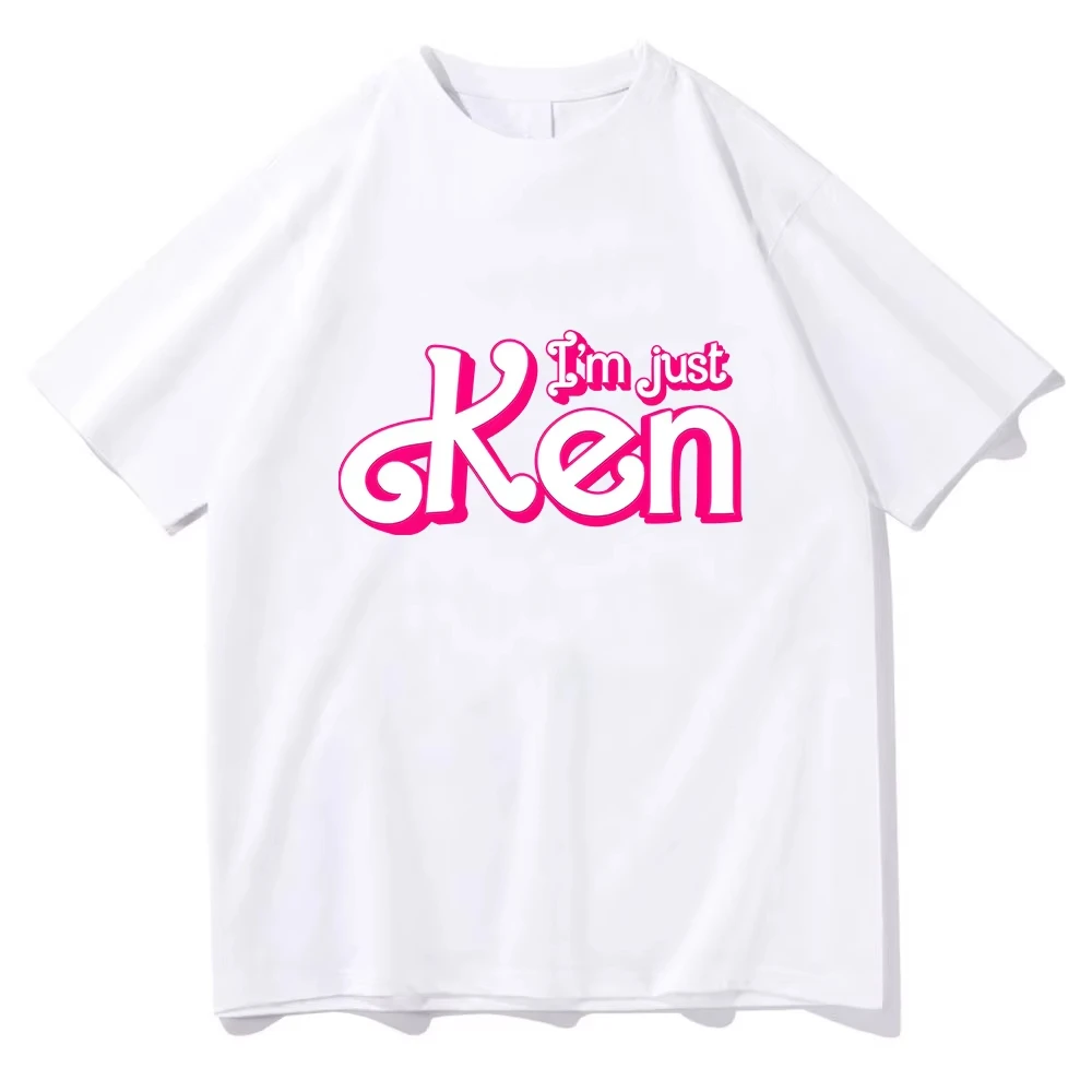 I'm Just Ken RyanGosling T-shir for Spring Round Neck Tee-shirt Graphic Printing Cotton Tshirt Ropa Hombre Comfortable Clothing