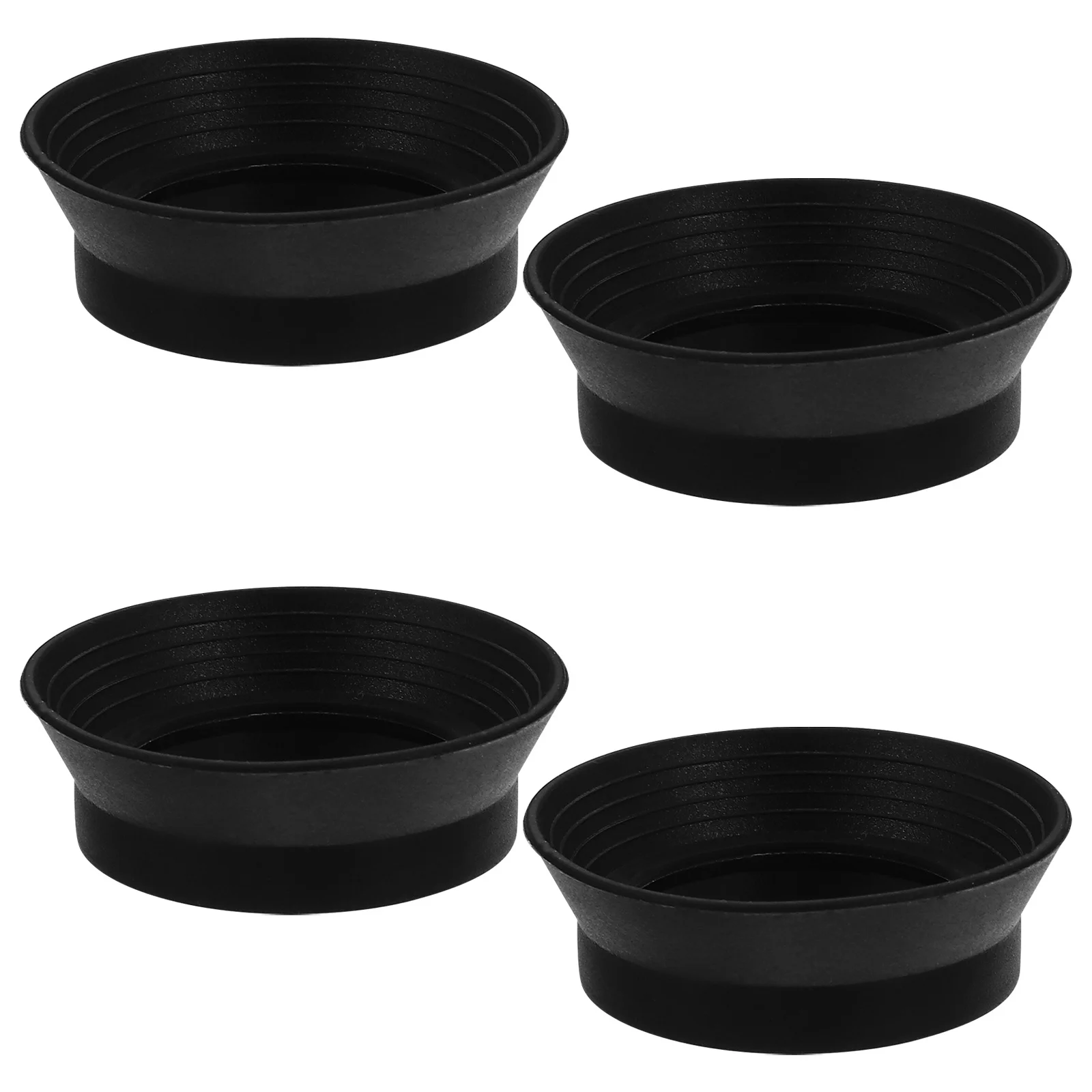

4pcs Microscope Eyepiece Cup: Rubber Eye Cup Replacement For Stereo Biological Microscopes Telescope Eyepiece Protection