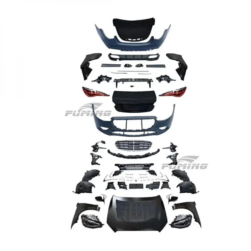 W221 Car Upgrade Kit Modification W223  450 Sports Front and Rear Bumper Upgrade