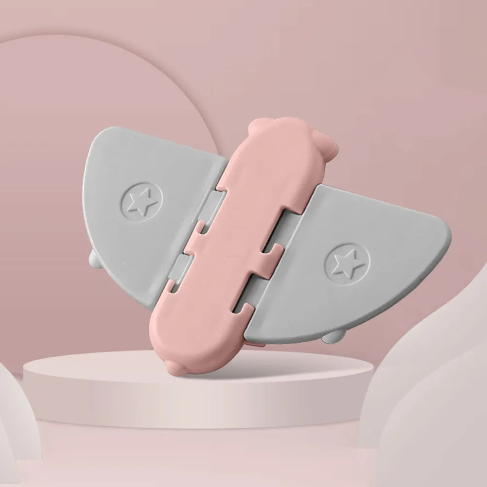 

6pcs Safety Lock Buckle For Sliding Glass Doors Child Baby Cabinet Protector Durable Acrylic Adhesive Window Lock Buckle