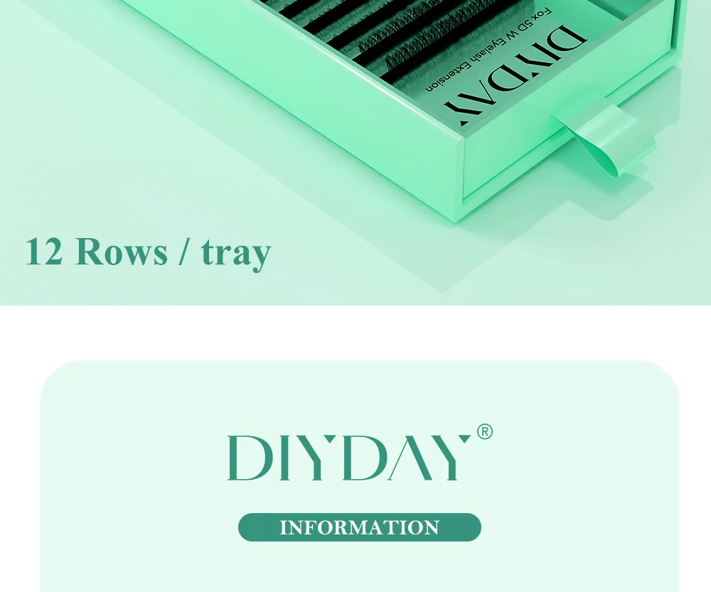 DIYDAY U-Shaped 3D 4D 5D 6D Eyelash Extension